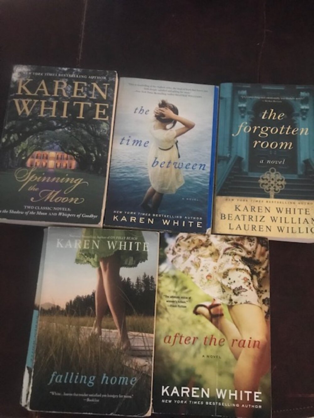 Karen White set of 5 books (6 novels), paperbacks, good condition